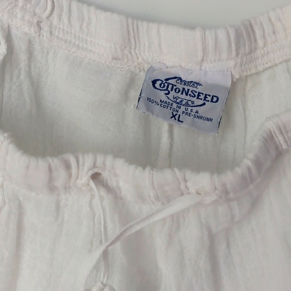 SO SO FUN...By Cottonseed layered crinkle cotton skirt soft ruffle. Size XL, EUC - Picture 2 of 3